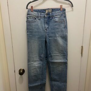 Free People Blue Straight Leg Jeans